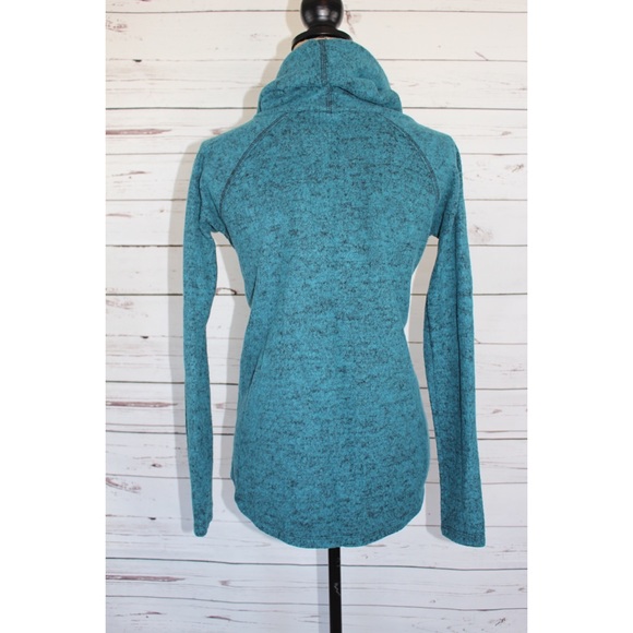 Olive & Oak Cowl Neck Sweater Teal Super Soft - Picture 3 of 4